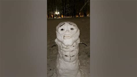 mewing snowman meme